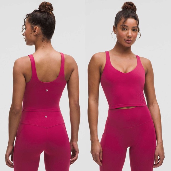 LULULEMON Align Tank Top *Light Support, A/B Cup in Magenta Smoke Sz. 4 - Picture 1 of 10